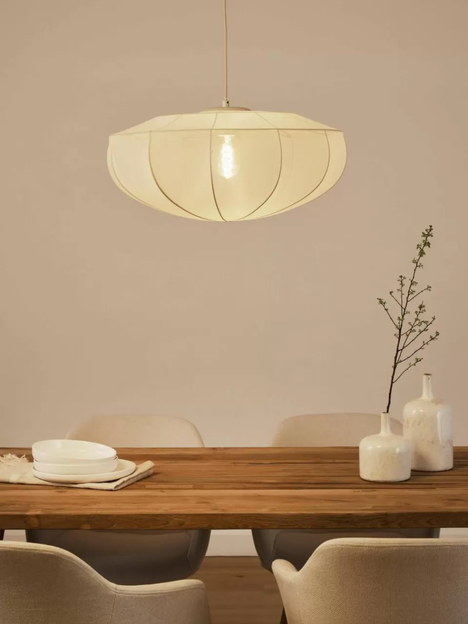 Westwing Collection Hanglamp Beau van netstof | Hanglampen | Hanglampen