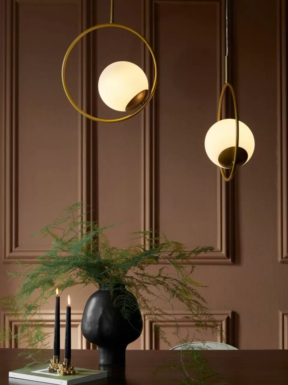 Westwing Collection Hanglamp Chloe van opaalglas | Hanglampen | Hanglampen