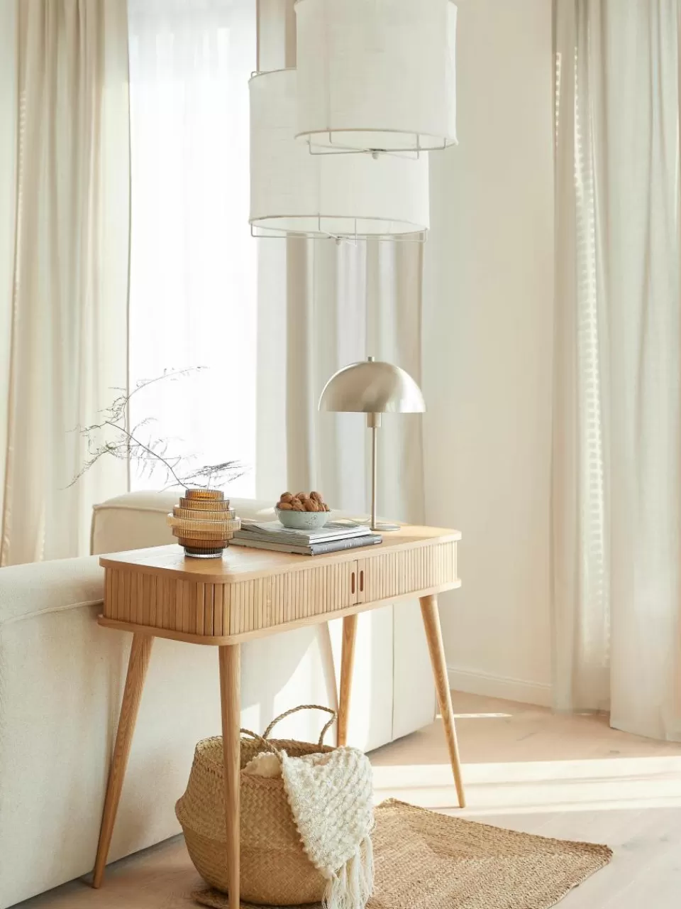 Westwing Collection Hanglamp Clouds van linnen | Hanglampen | Hanglampen