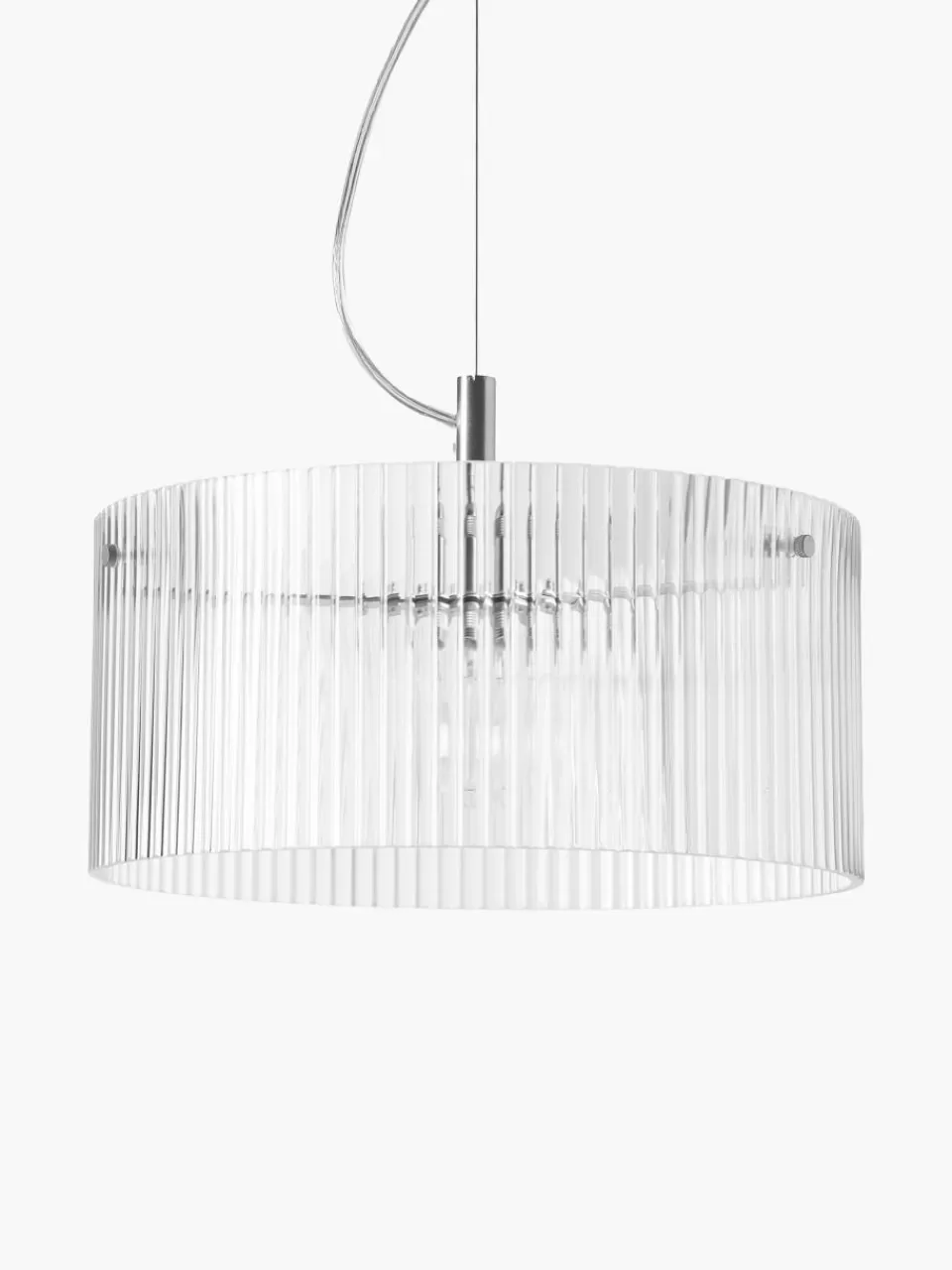 Westwing Collection Hanglamp Emmi van geribbeld glas | Hanglampen | Hanglampen