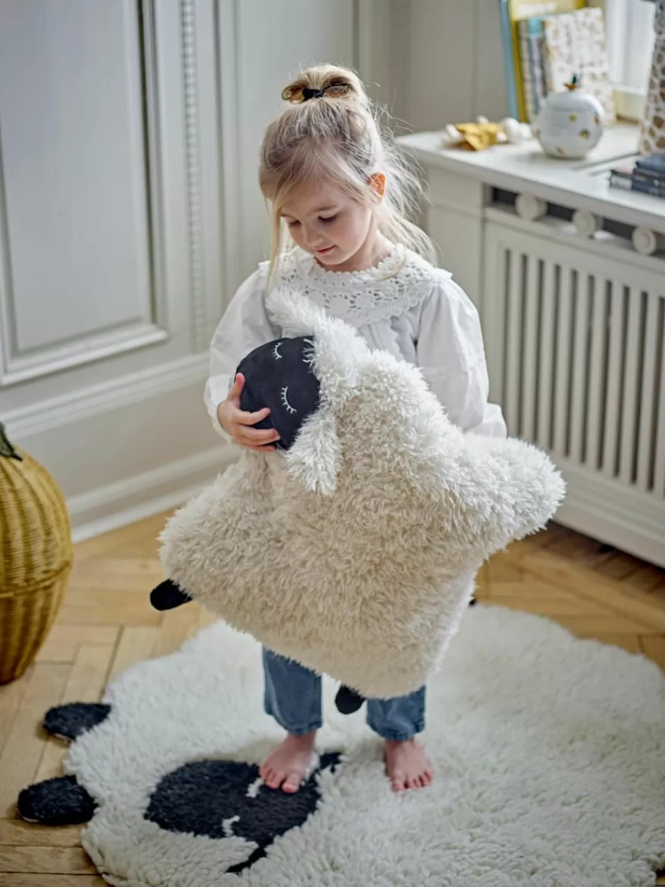 Bloomingville Mini Hoogpolig kindervloerkleed Dolly van wol | Kindervloerkleden | Kindervloerkleden