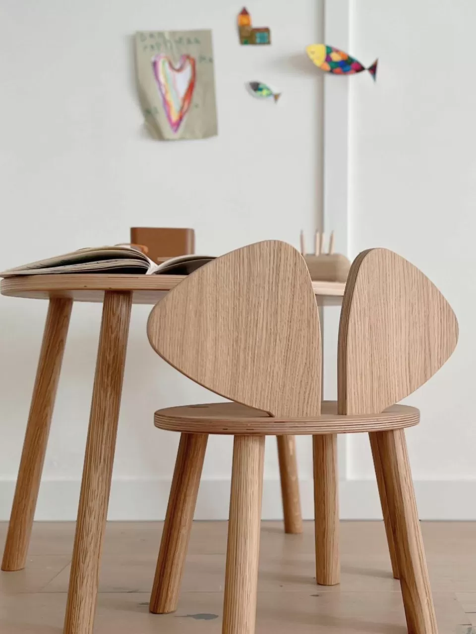 Nofred Houten kinderstoel Mouse | Kinderstoelen | Kinderstoelen