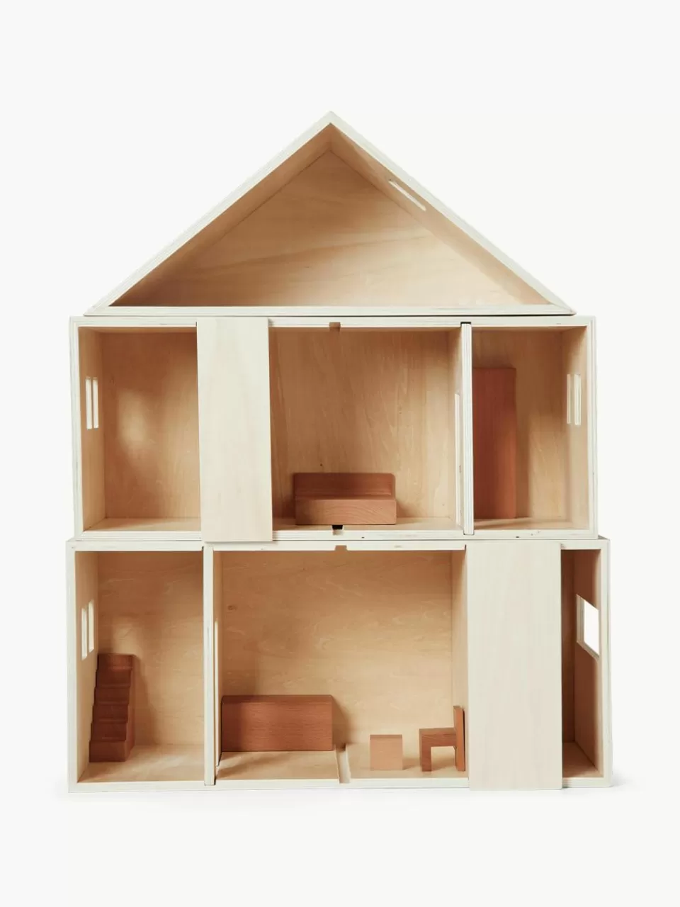 ferm LIVING Kids Houten stapelhuis Toro | Speelgoed & Knuffels | Speelgoed & Knuffels