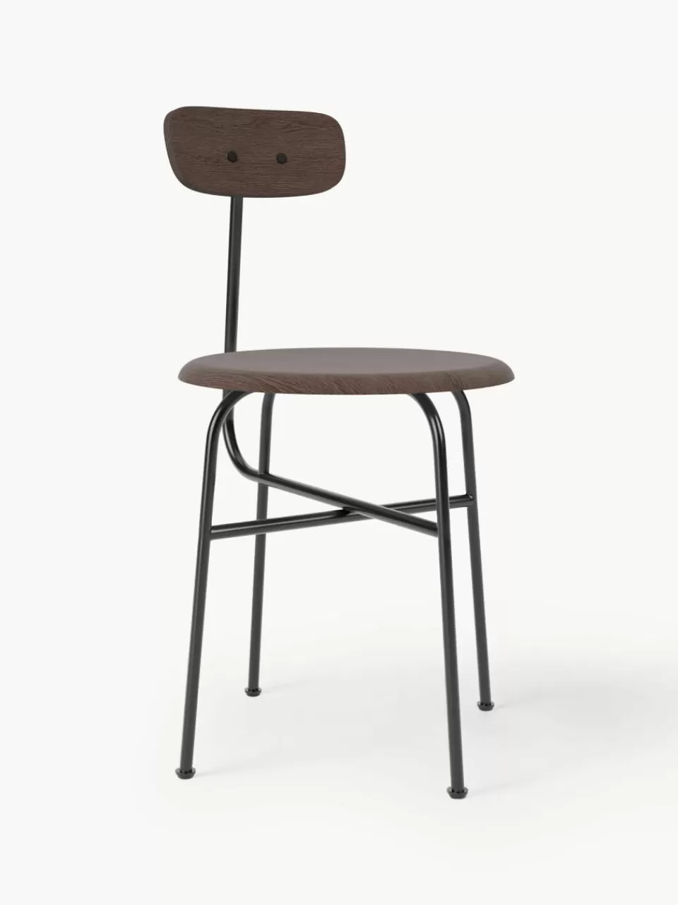 Audo Copenhagen Houten stoel Afteroom met metalen frame | Stoelen | Houten Stoelen