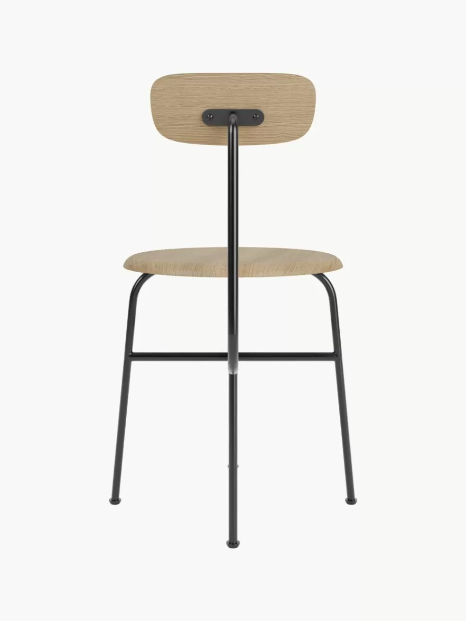 Audo Copenhagen Houten stoel Afteroom met metalen frame | Stoelen | Houten Stoelen