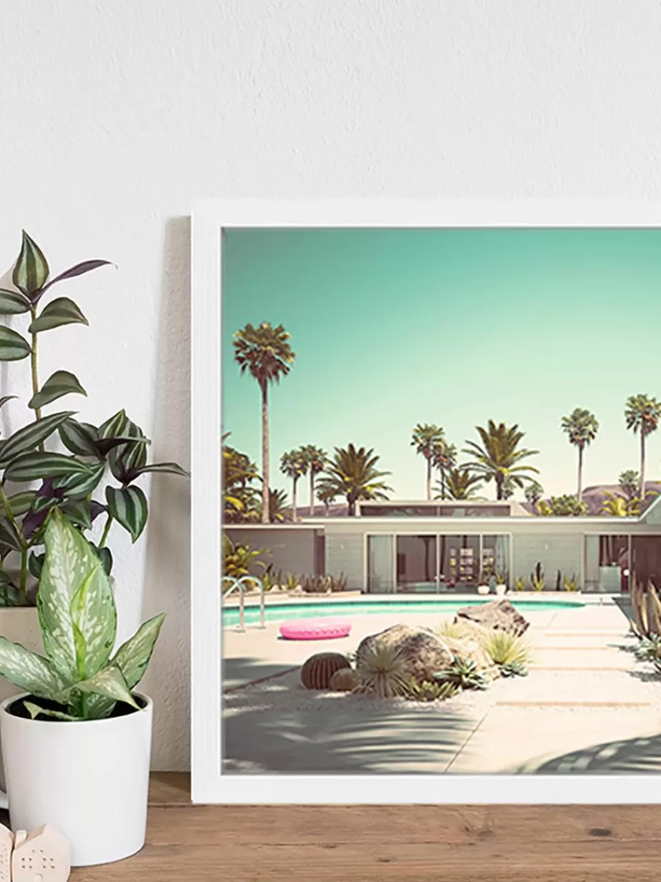 Any Image Ingelijste digitale print Pink Vacation | Wanddecoratie | Prints