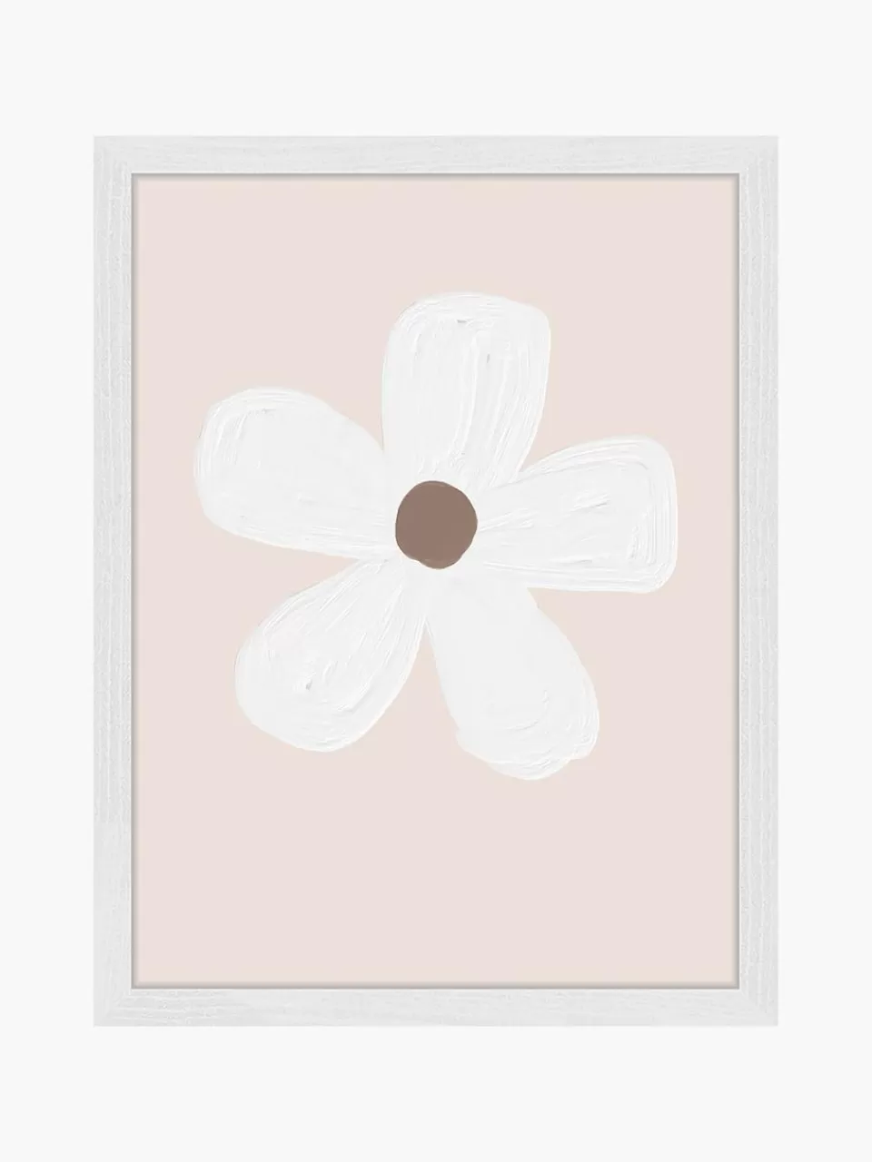 Any Image Ingelijste digitale print White Flower | Kinderkamer Decoratie