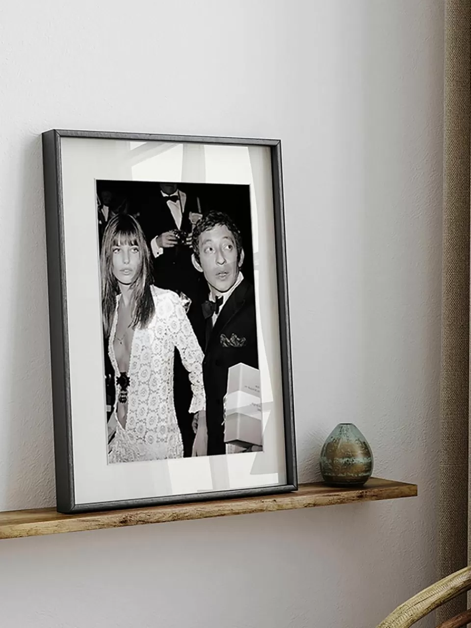 Any Image Ingelijste print Serge Gainsbourg & Jane Birkin | Wanddecoratie | Prints