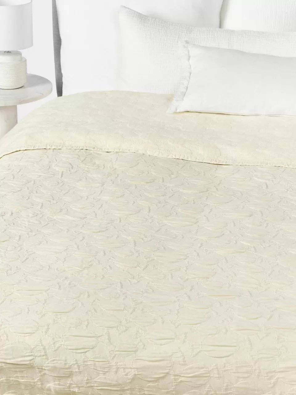 Westwing Collection Jacquard bedsprei Candy van katoen | Bedspreien