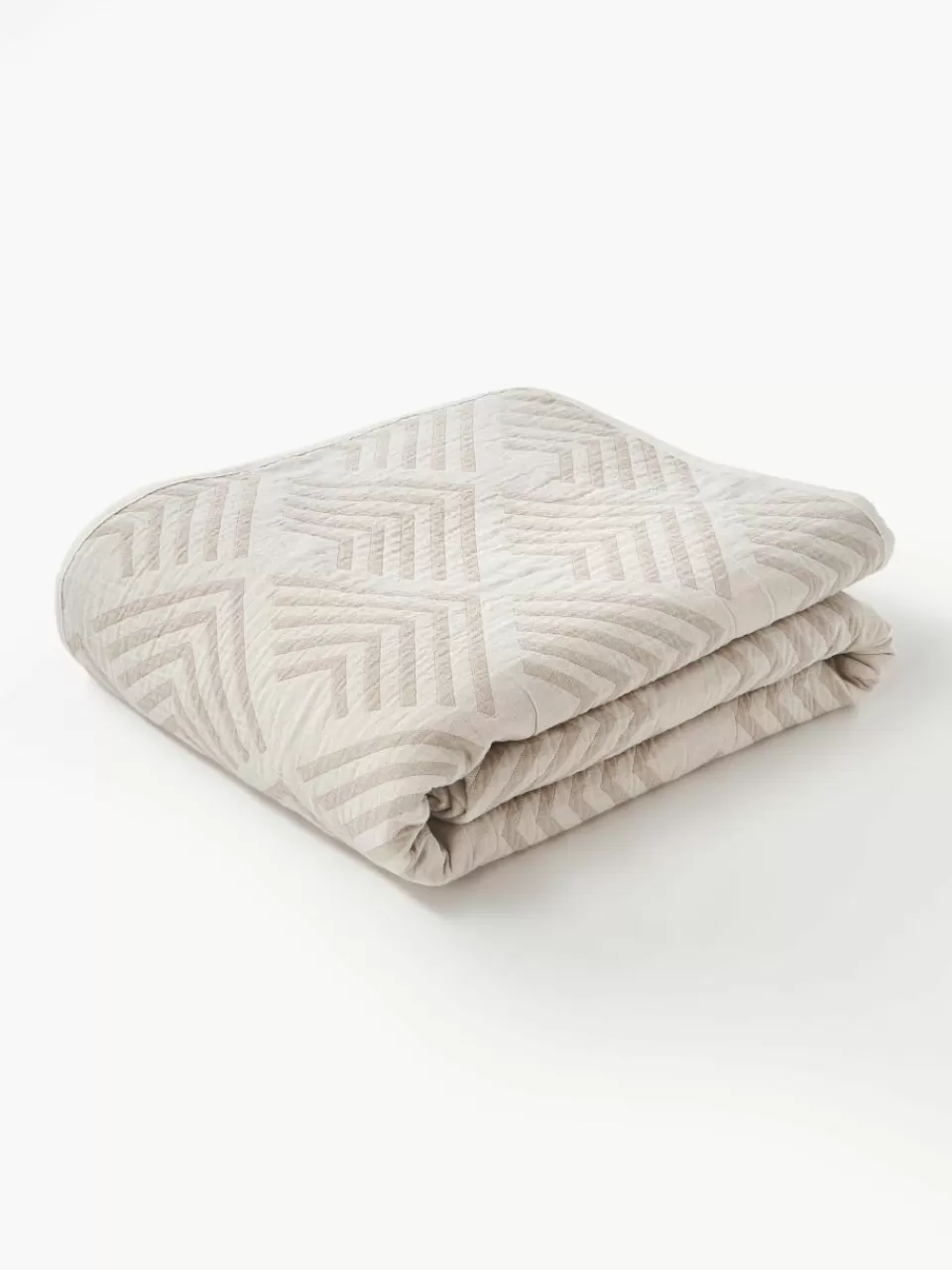 Westwing Collection Jacquard bedsprei Milano met grafisch patroon | Bedspreien