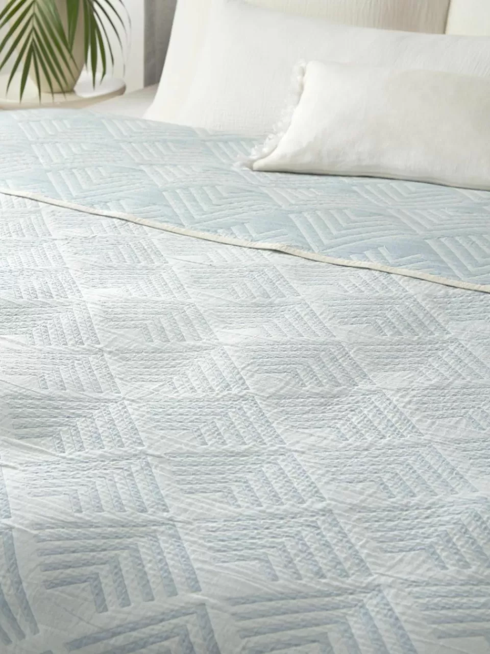 Westwing Collection Jacquard bedsprei Milano met grafisch patroon | Bedspreien