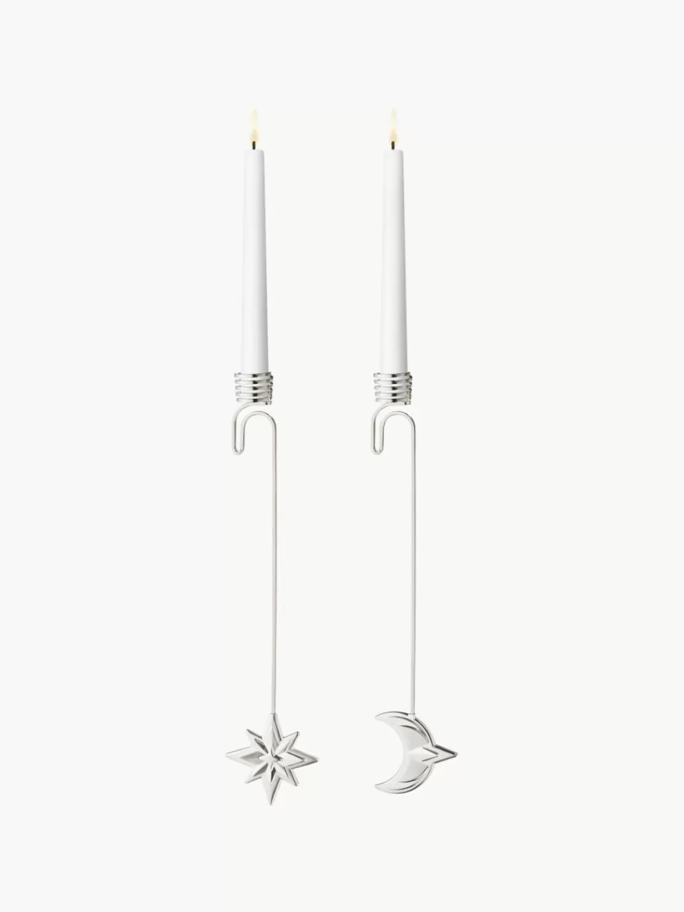 GEORG JENSEN Kandelaar CC, set van 2 | Kerstversiering