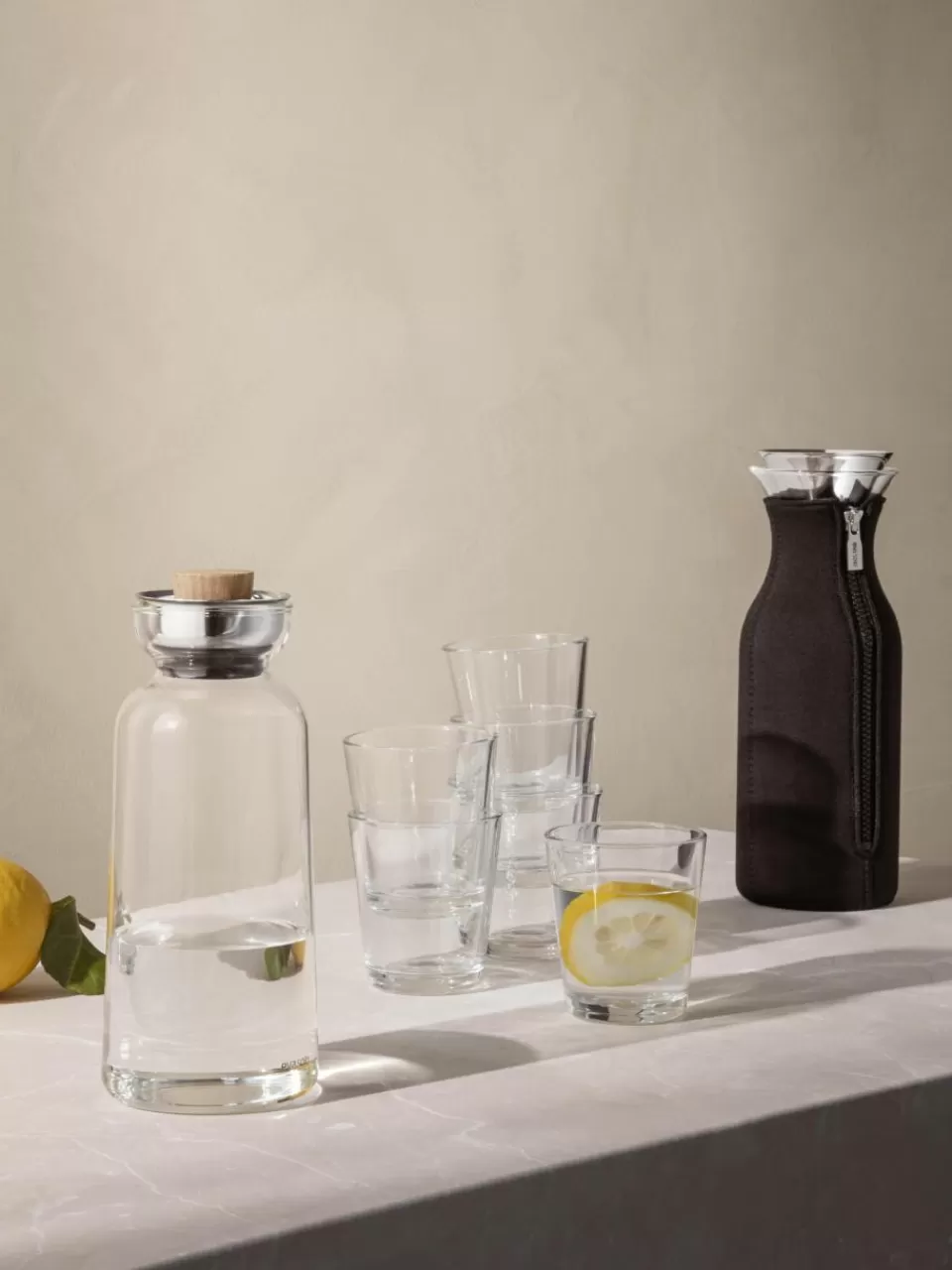 Eva Solo Karaf Silhou van borosilicaatglas, 1 L | Waterkaraffen & Waterkannen | Servies