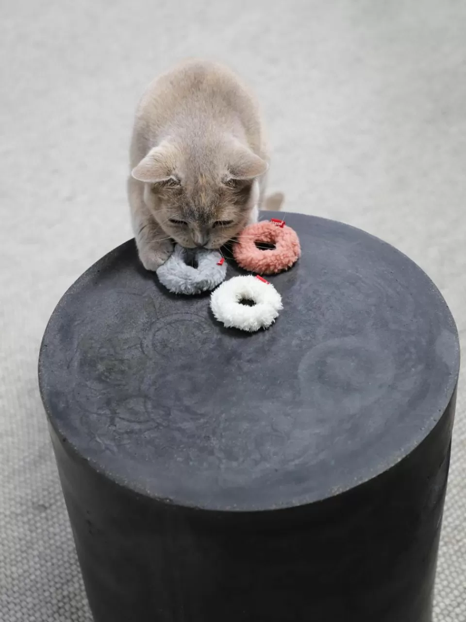 Hoopo Kattenspeelgoed Mini Donuts, 3-delig | Huisdieren | Decoratie