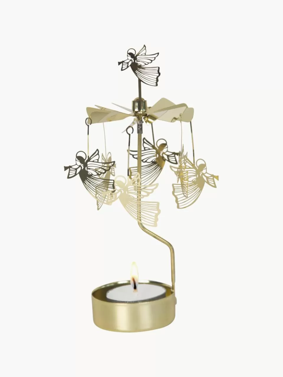 Pluto Design Kerst waxinelichthouder Flying Angel, draaibaar | Kaarsen & Kaarsenhouders | Waxinelichthouders