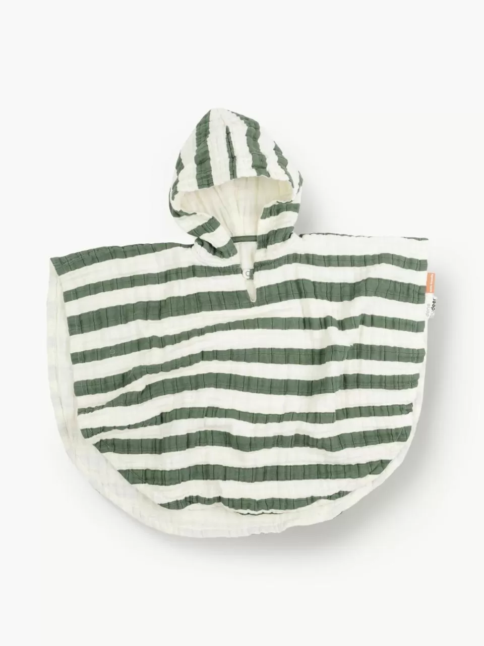 Done by Deer Kinder badponcho Stripes van biokatoen | Kindertextiel | Badtextiel Voor Baby'S