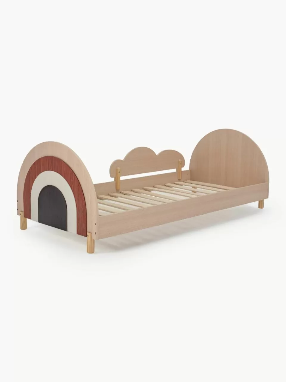 Bloomingville Mini Kinderbed Charli met afneembare zijsteun, 90 x 200 cm | Kinderbedden | Kinderbedden