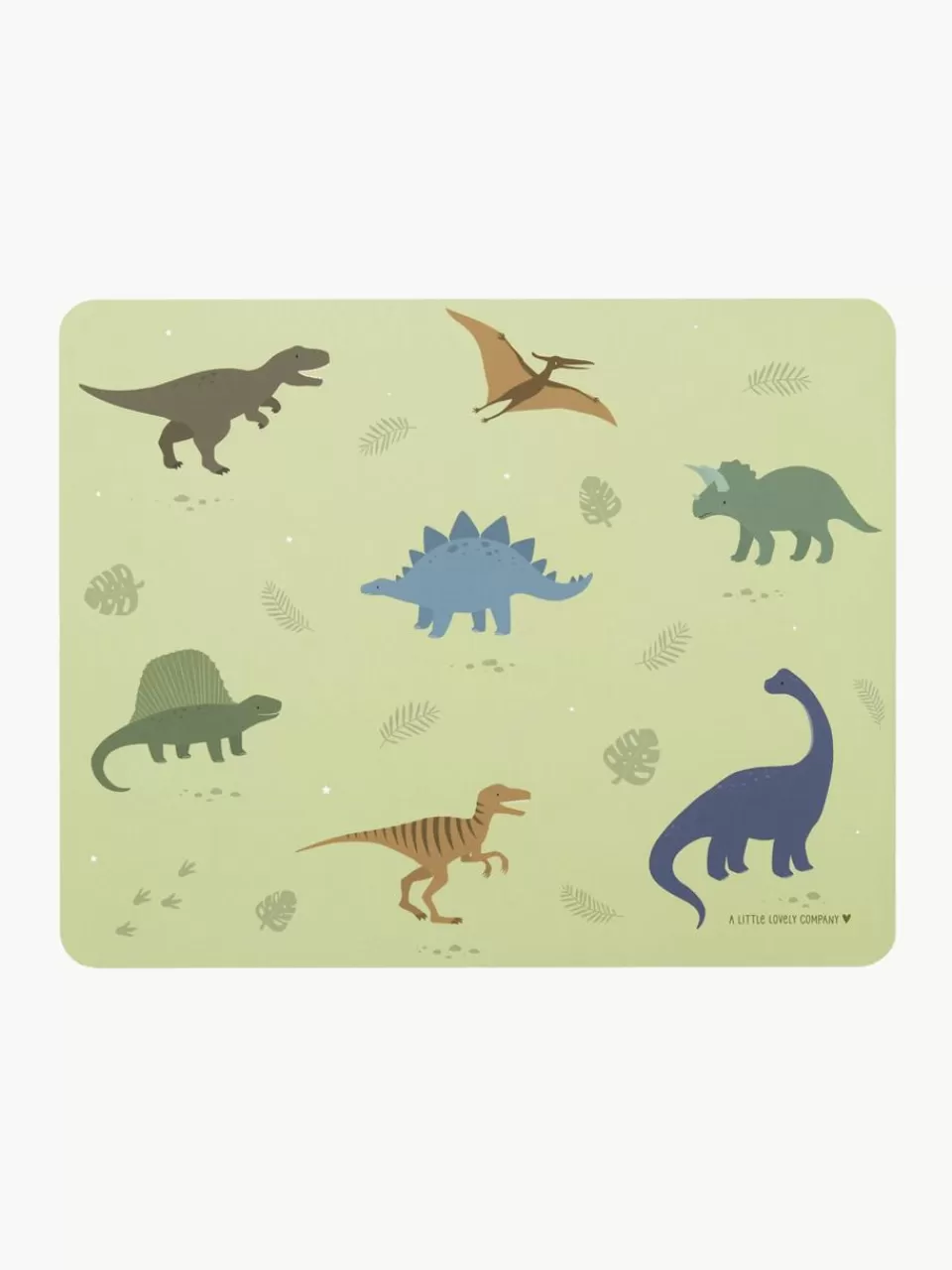 A Little Lovely Company Kinderplacemat Dinosaurussen | Kinderservies & -Bestek