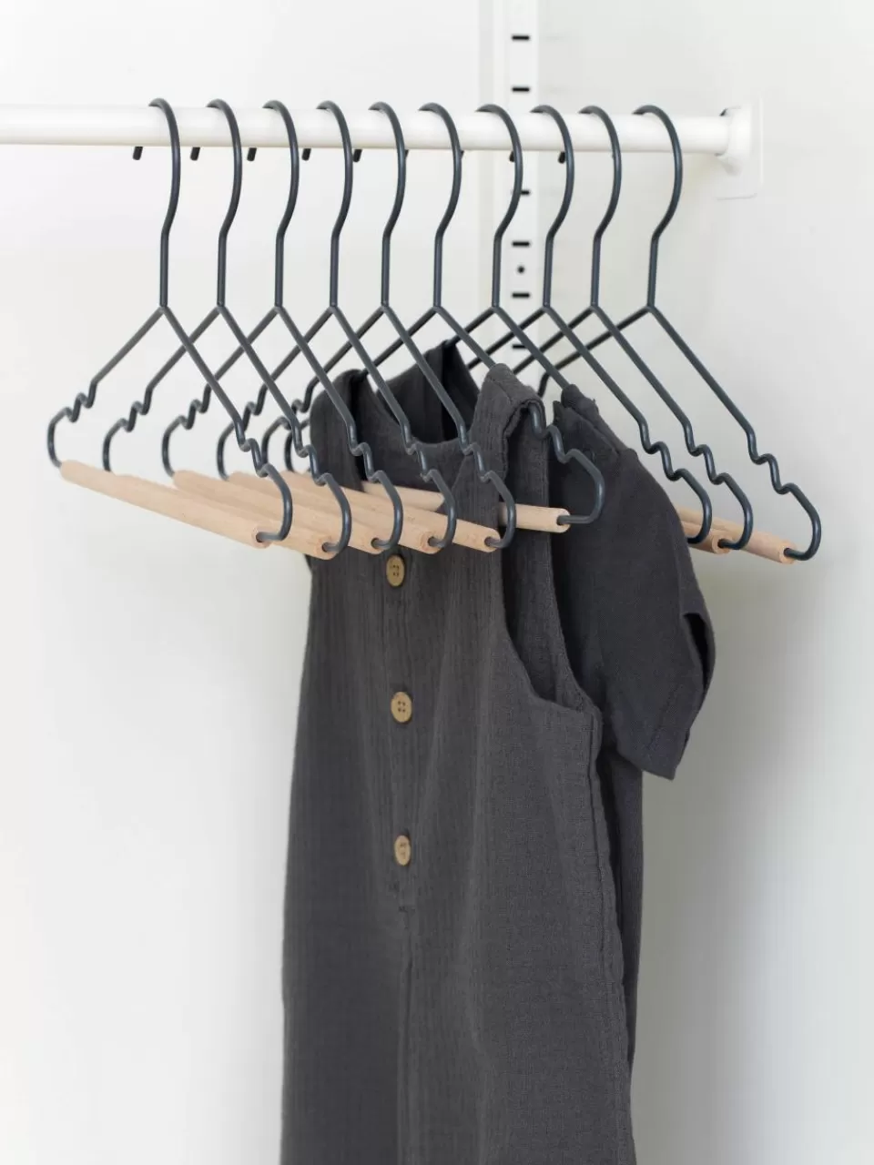 Mustard Made Kleerhanger Kids Top, 10 stuks | Speelgoed Opbergen | Speelgoed Opbergen