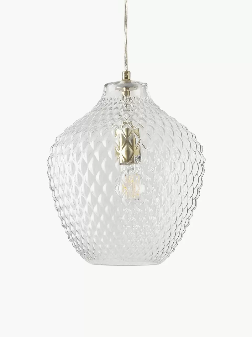 Westwing Collection Kleine hanglamp Lee van glas | Hanglampen | Hanglampen