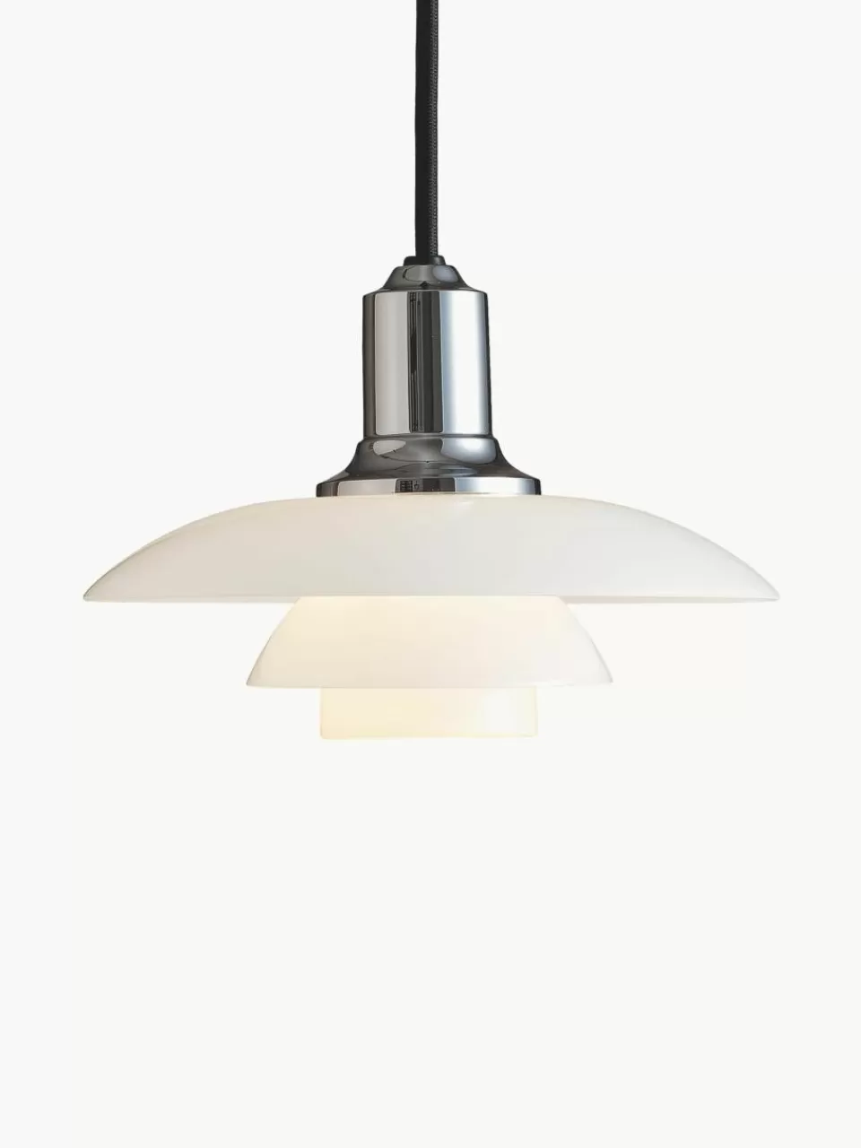 Louis Poulsen Kleine hanglamp PH 2/1, mondgeblazen | Hanglampen | Hanglampen