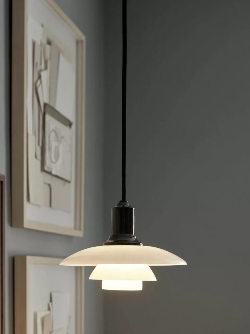 Louis Poulsen Kleine hanglamp PH 2/1, mondgeblazen | Hanglampen | Hanglampen