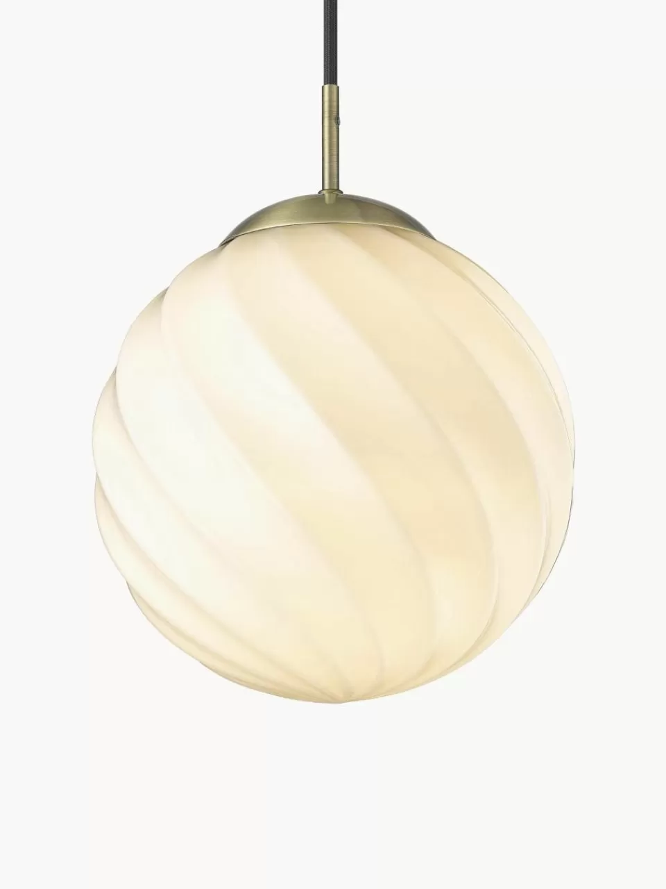 Westwing Kleine hanglamp Twist, mondgeblazen | Hanglampen | Hanglampen