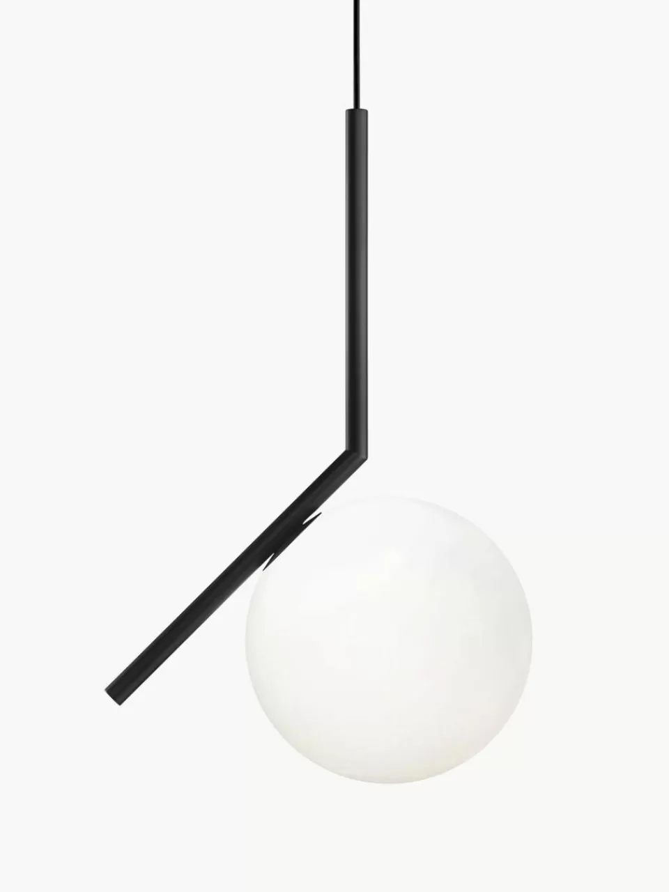 Flos Kleine mondgeblazen hanglamp IC Lights, H 47 cm | Hanglampen | Hanglampen