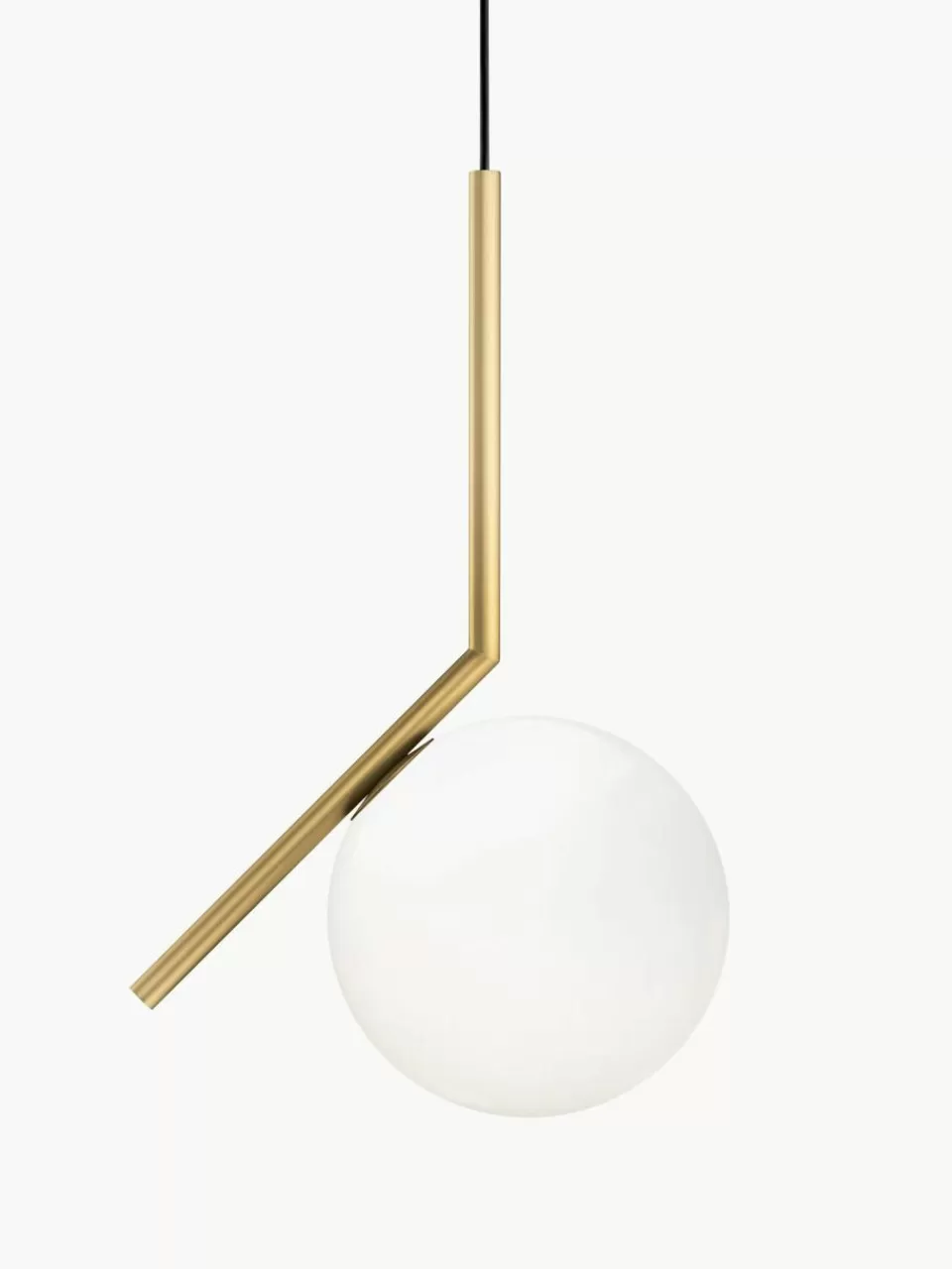 Flos Kleine mondgeblazen hanglamp IC Lights, H 47 cm | Hanglampen | Hanglampen