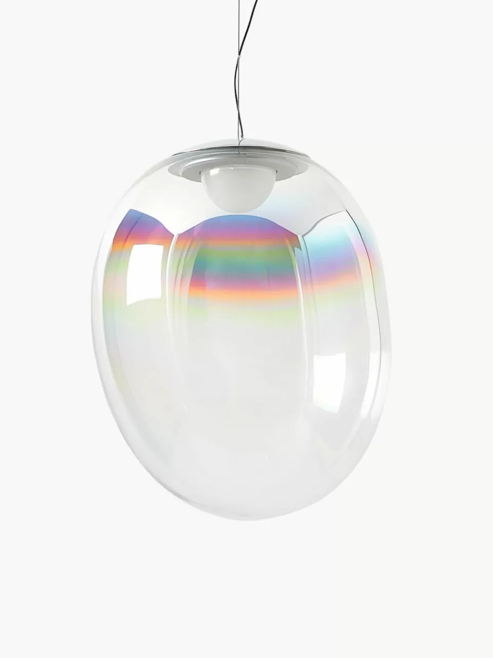 Artemide Kleine mondgeblazen LED hanglamp Stellar Nebula, dimbaar, Ø 30 cm | Hanglampen | Hanglampen