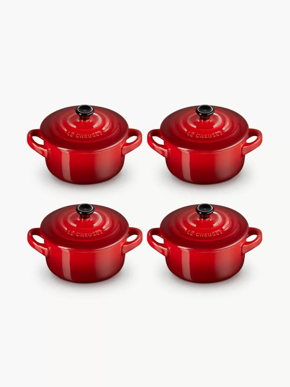 LE CREUSET Kookpannen Cocotte Mini, 4 stuks | Kookpannen | Kookpannen