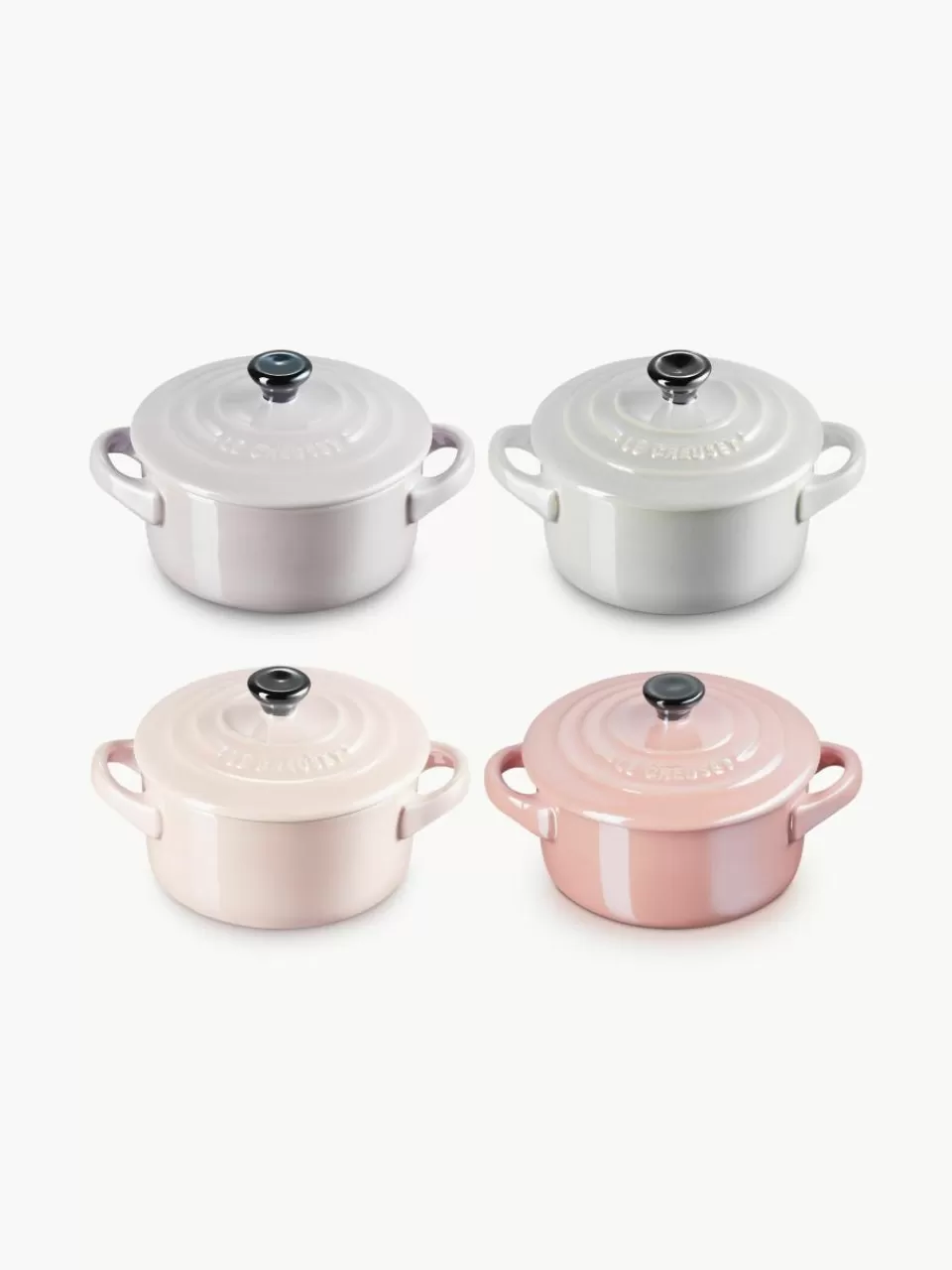 LE CREUSET Kookpannen Cocotte Mini, 4-delig | Kookpannen | Kookpannen