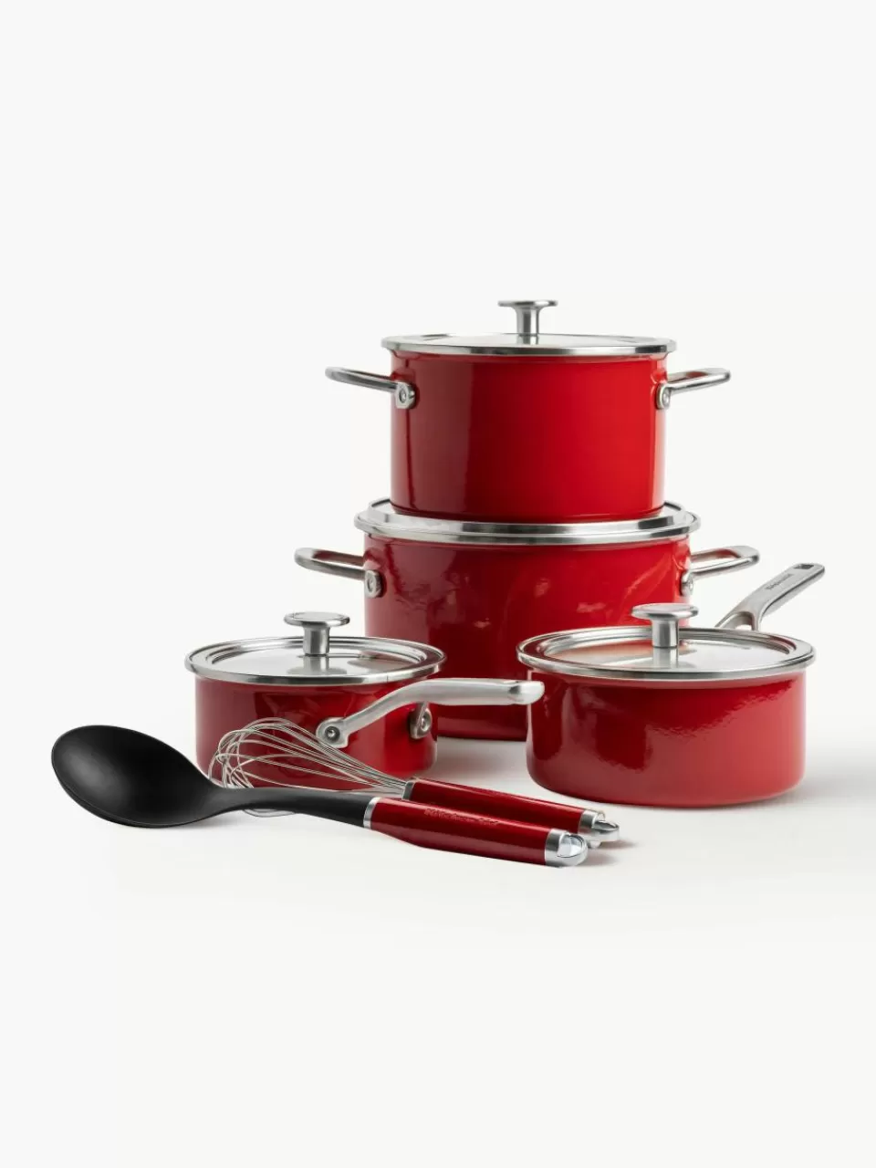 KitchenAid Kookset , 10-delig | Kookpannen | Kookpannen