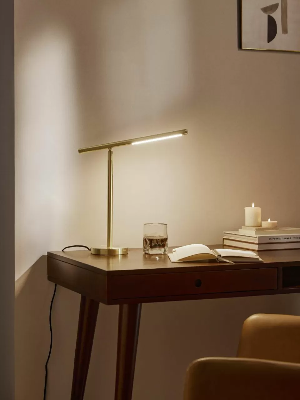 Westwing Collection LED leeslamp Gratia met touch functie | Bureaulampen | Tafellampen