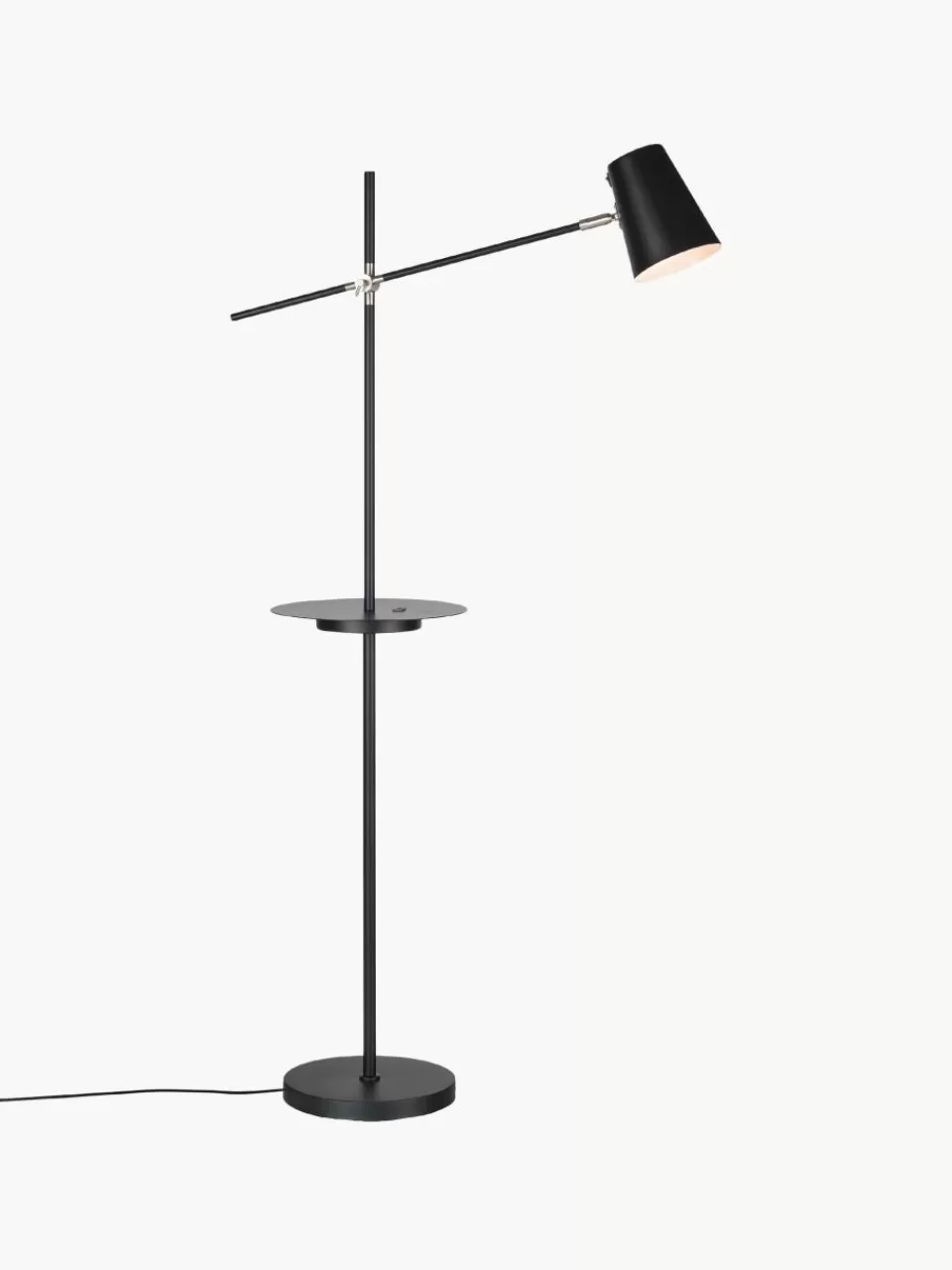 Markslöjd Leeslamp Linear met plank en oplader | Staande Lampen | Leeslampen