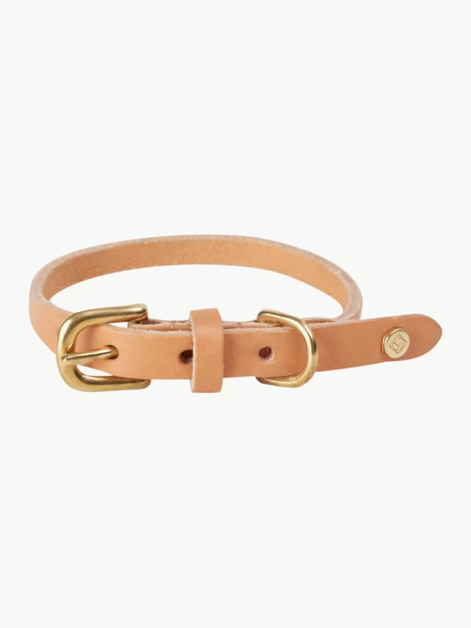 Oyoy Living Design Leren hondenhalsband Robin, L 35 cm | Huisdieren | Decoratie