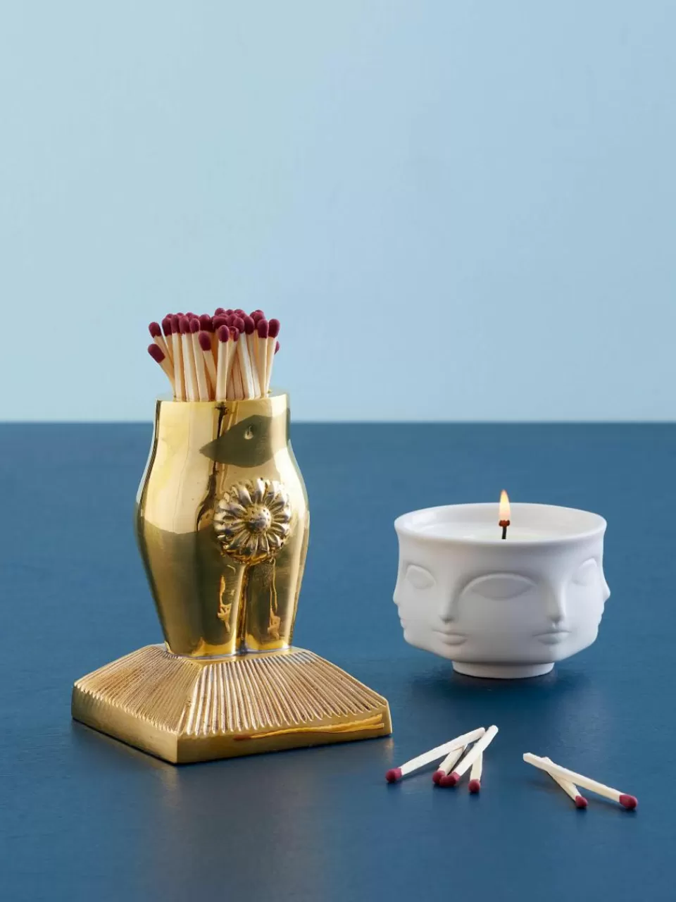 Jonathan Adler 2-lonts geurkaars Muse Blanc (verse snijbloemen) | Kaarsen & Kaarsenhouders | Decoratie