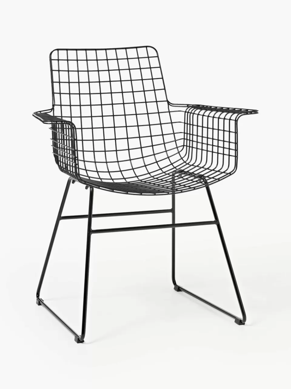 HKLIVING Metalen armstoel Wire | Stoelen | Stoelen Met Armleuning