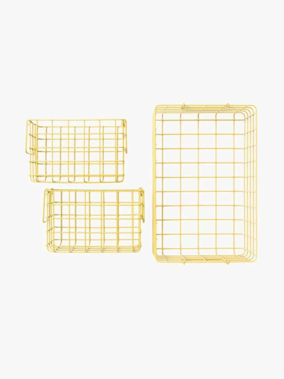 Mustard Made Metalen opbergmanden The Baskets, set van 3 | Decoratie