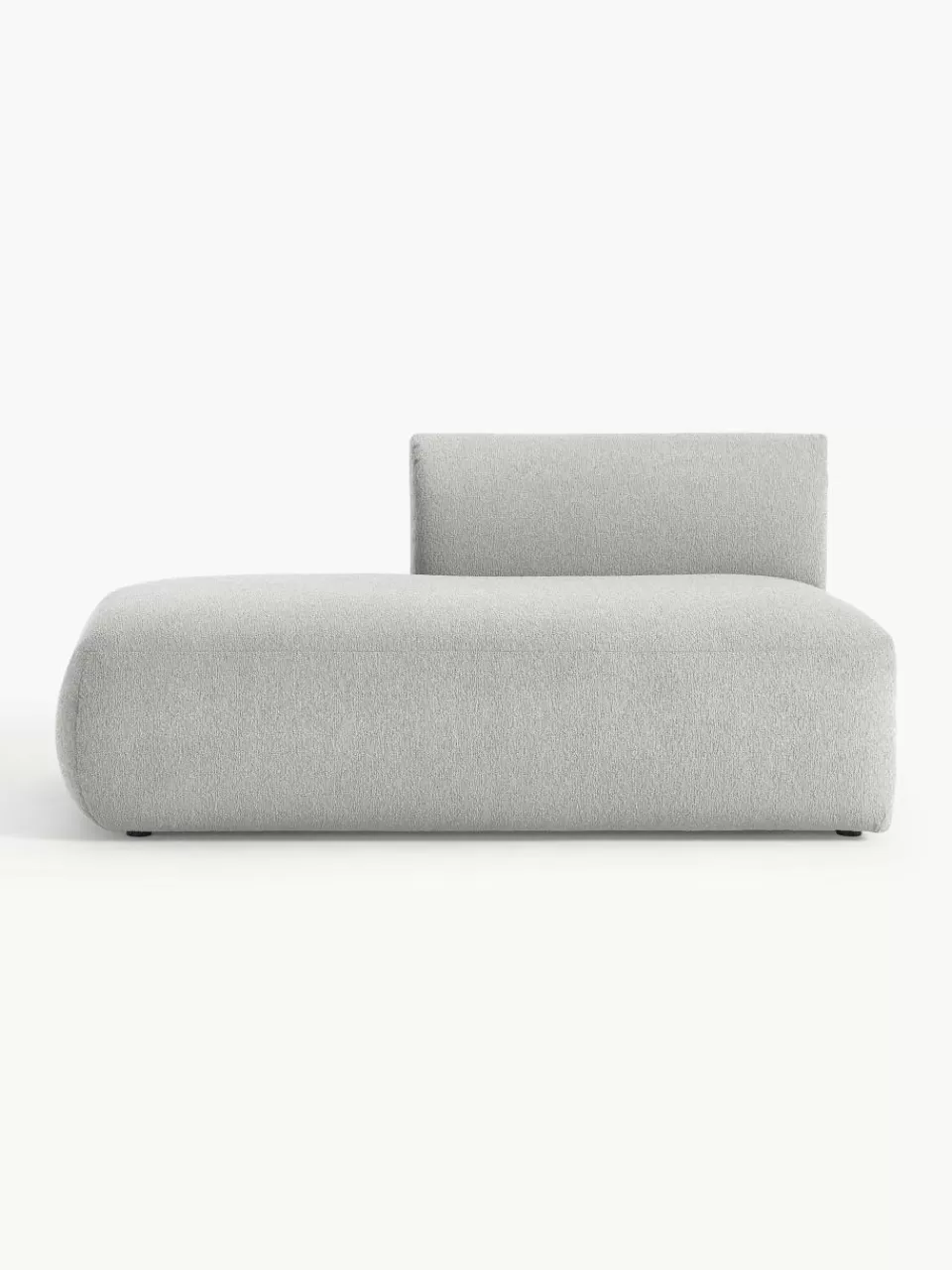 Westwing Collection Modulaire bouclé chaise longue Sofia | Modulaire Kledingkasten | Banken