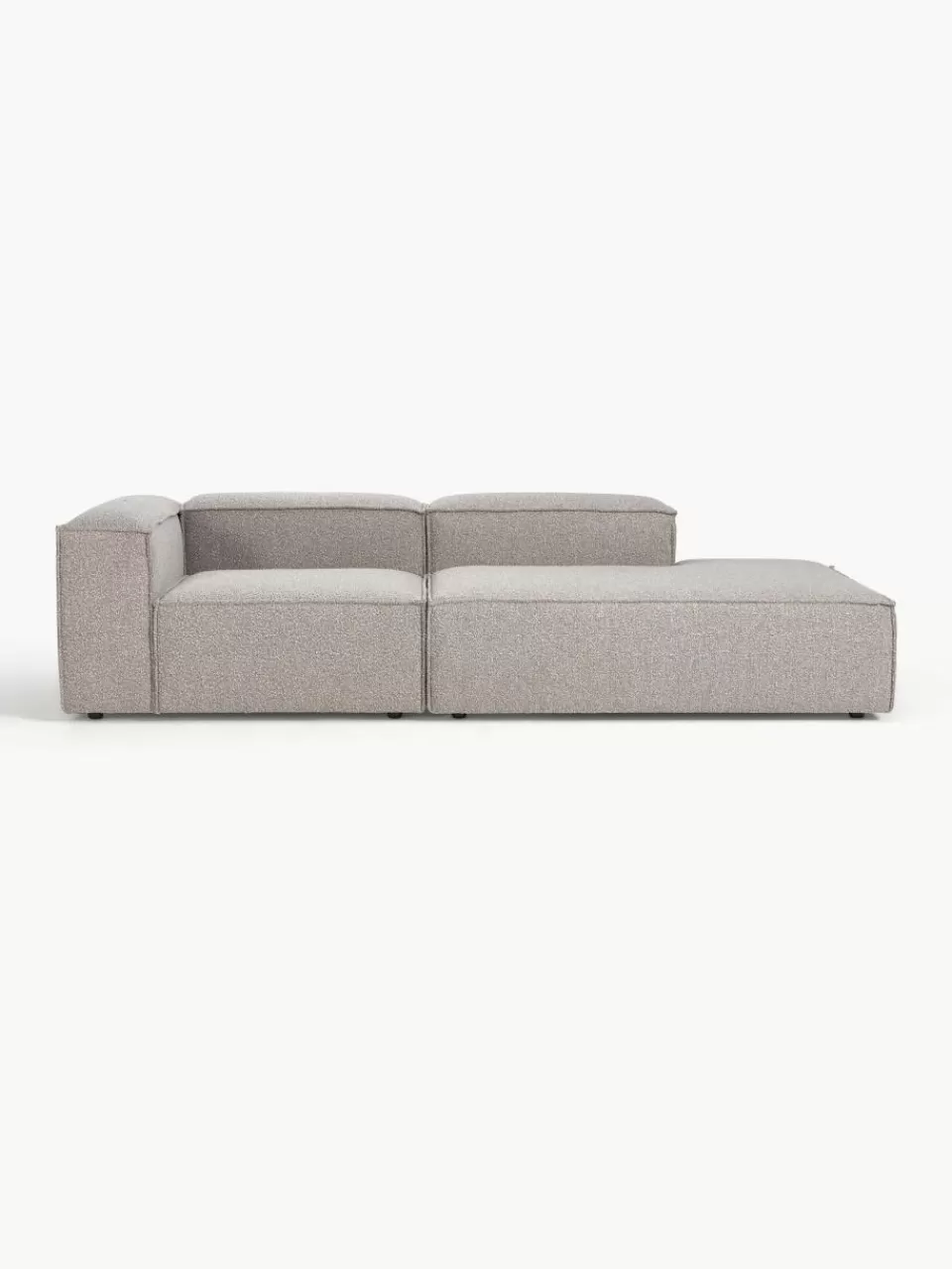 Westwing Collection Modulaire chaise longue Lennon van bouclé | Modulaire Kledingkasten | Banken