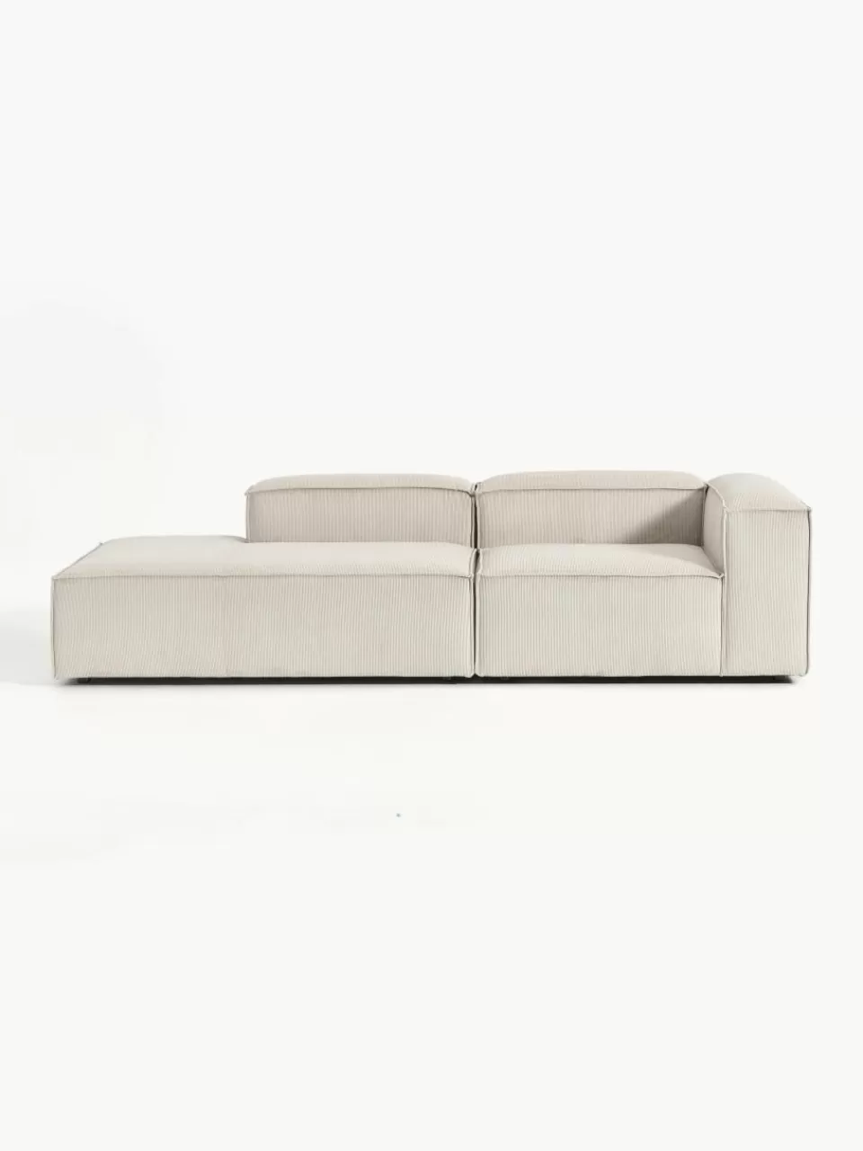 Westwing Collection Modulaire chaise longue Lennon van corduroy | Modulaire Kledingkasten | Banken