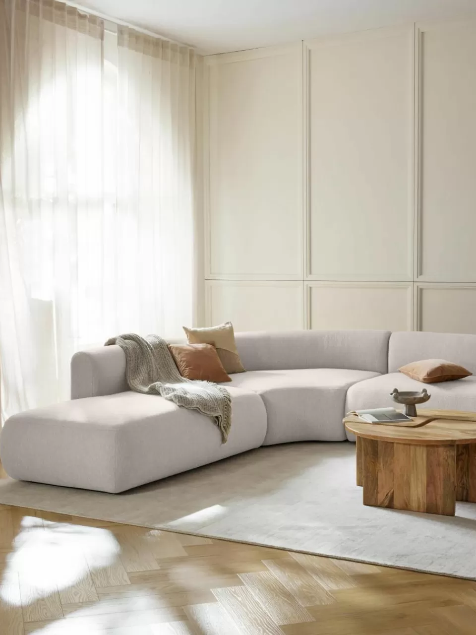 Westwing Collection Modulaire chaise longue Sofia | Modulaire Kledingkasten | Banken