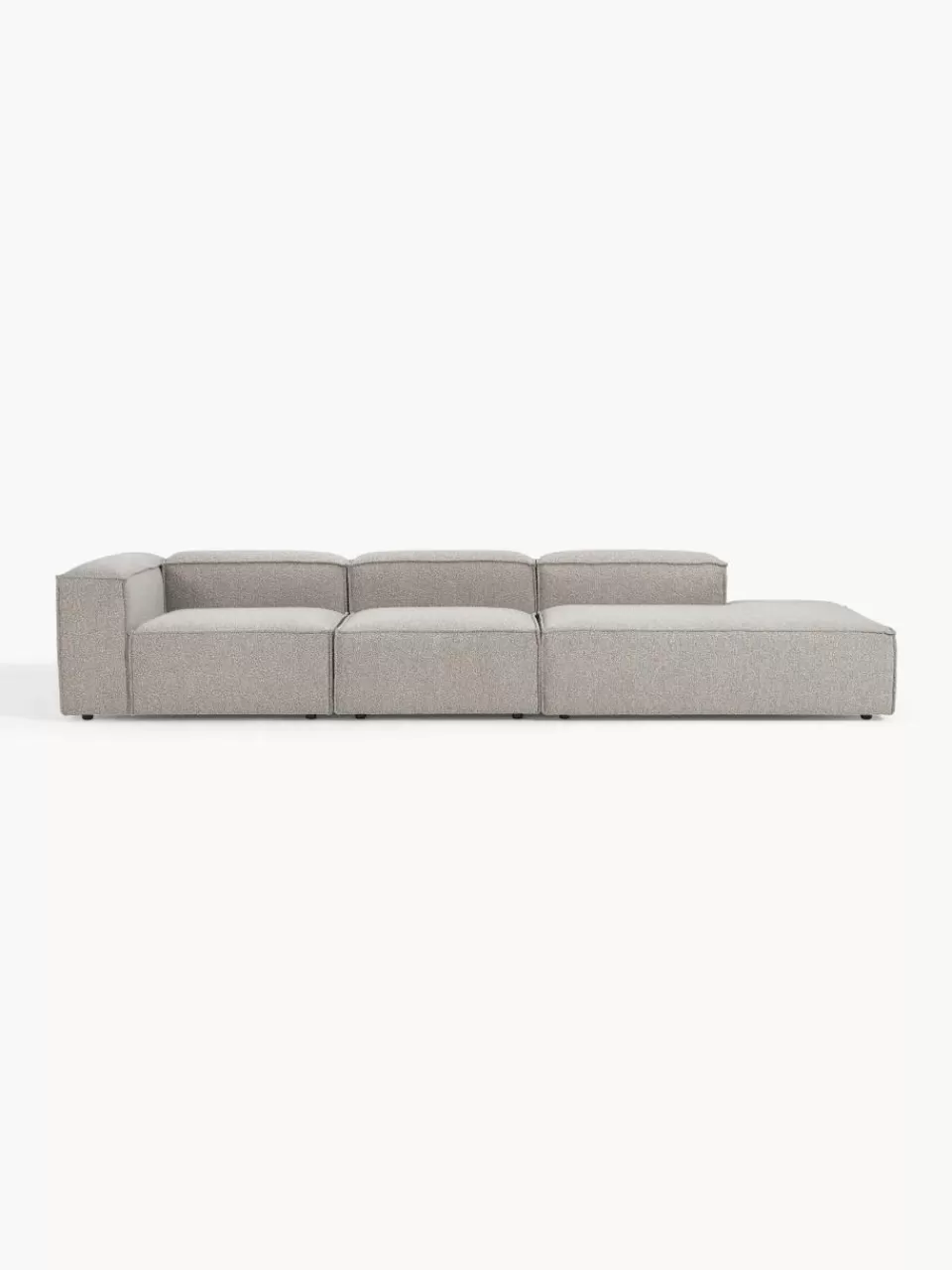 Westwing Collection Modulaire XL chaise longue Lennon van bouclé | Modulaire Kledingkasten | Banken