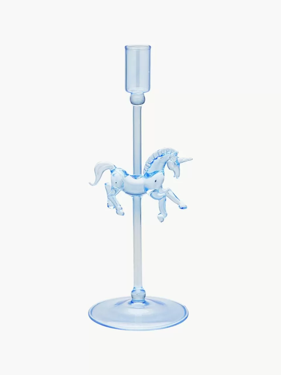 Anna + Nina Mondgeblazen kandelaar Pegasus uit borosilicaatglas | Kaarsen & Kaarsenhouders | Kandelaars