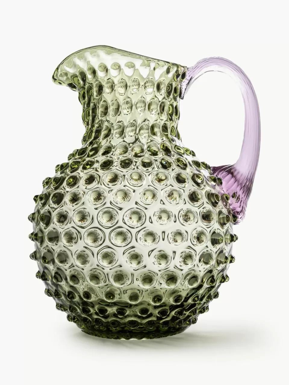 ANNA VON LIPA Mondgeblazen karaf Hobnail, 2 L | Servies | Waterkaraffen & Waterkannen