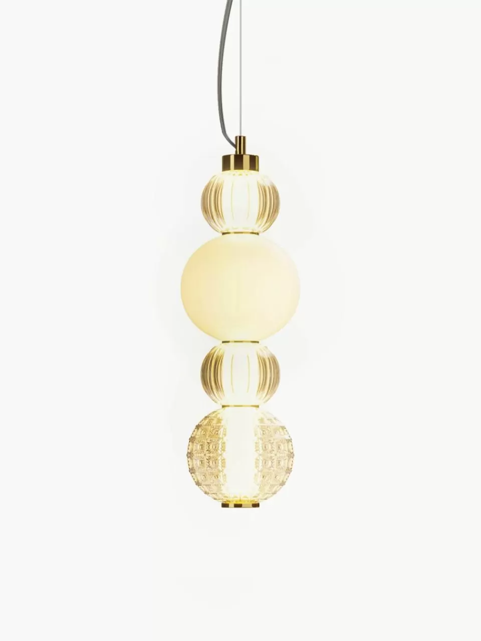 Maytoni Mondgeblazen kleine LED hanglamp Collar | Hanglampen | Hanglampen