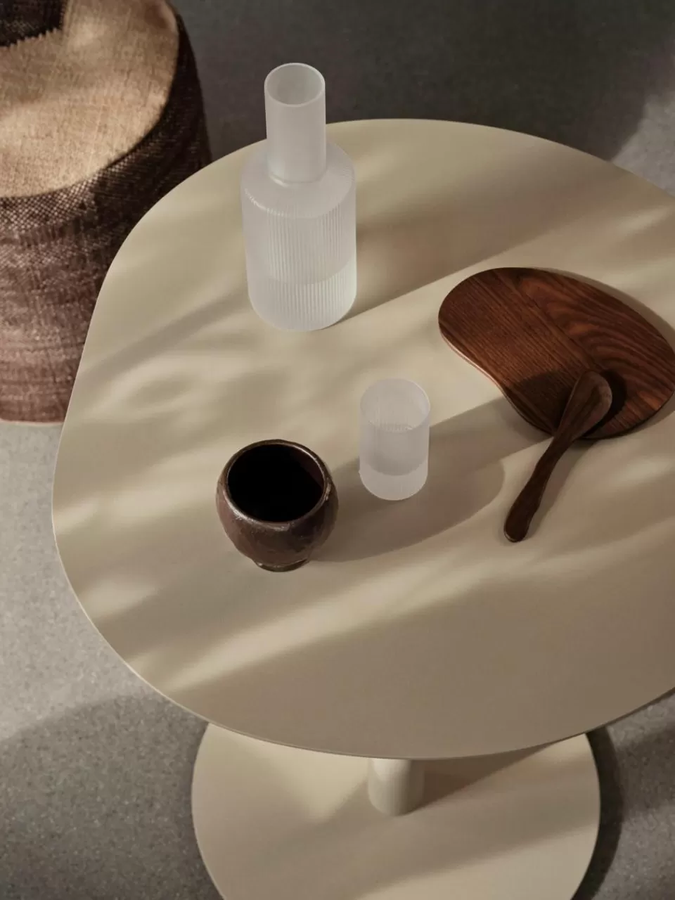 ferm LIVING Mondgeblazen longdrinkglazen Ripple met groefreliëf, 4 stuks | Servies | Barglazen