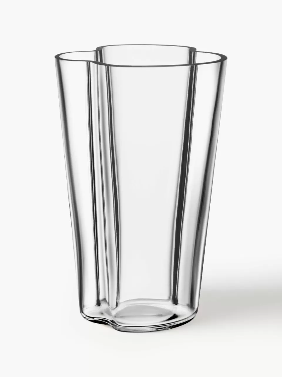 iittala Mondgeblazen vaas Alvar Aalto, H 22 cm | Vazen | Vazen