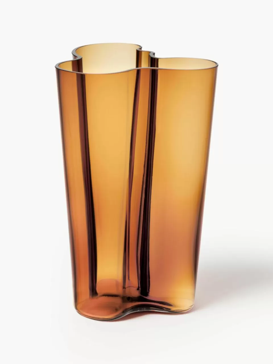 iittala Mondgeblazen vaas Alvar Aalto, H 25 cm | Vazen | Vazen